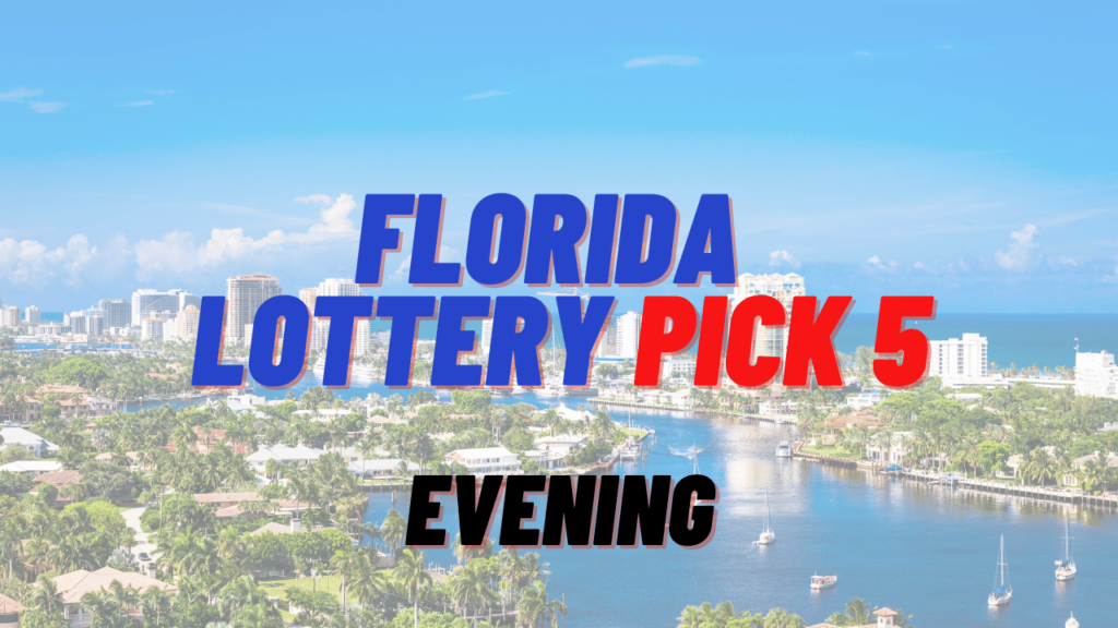 Florida Lottery Pick 5 Evening oct 15 